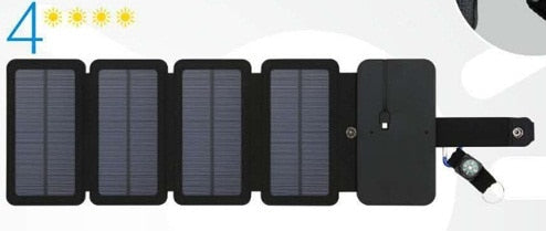 Sun Folding 10W Solar Cells Charger 5V 2.1A USB Output Devices Portable Solar Panels for Smartphones