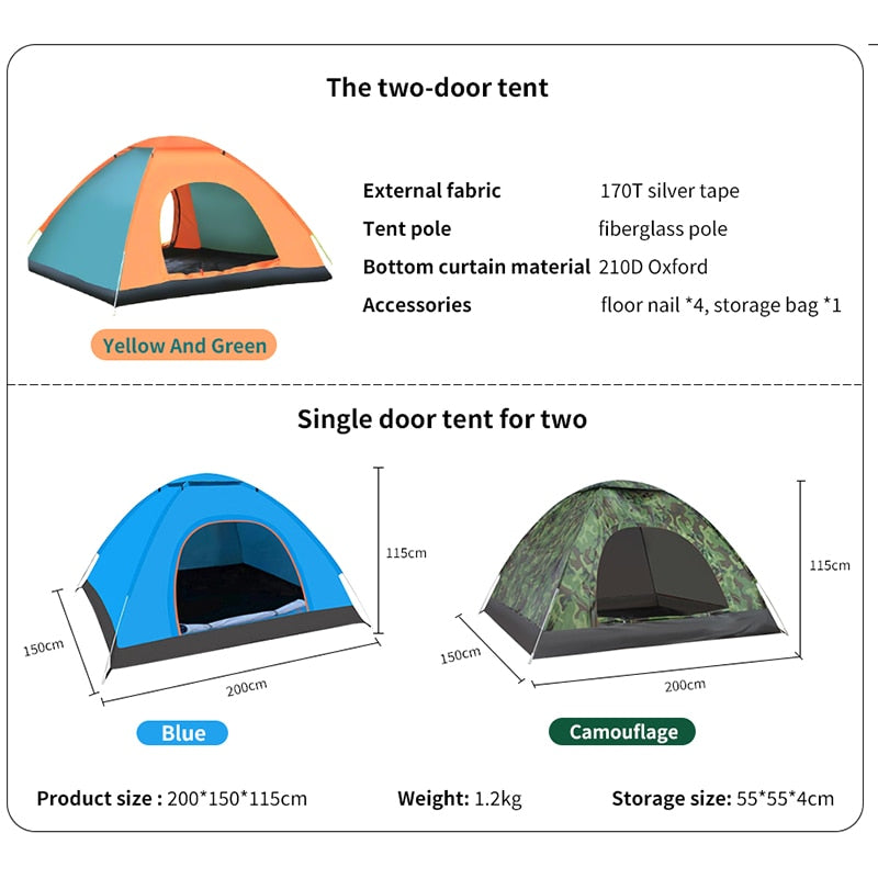 2-3 People Backpacking Tent